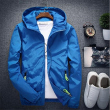 Load image into Gallery viewer, Plus Size 6XL 7XL New Spring Autumn Bomber Jacket Men Women Casual Solid Windbreaker Zipper Thin Hooded Coat Outwear Male Jacket