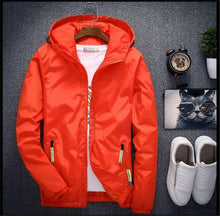 Load image into Gallery viewer, Plus Size 6XL 7XL New Spring Autumn Bomber Jacket Men Women Casual Solid Windbreaker Zipper Thin Hooded Coat Outwear Male Jacket