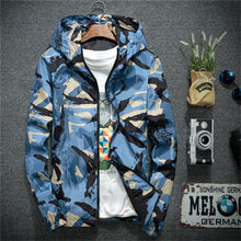 Load image into Gallery viewer, Asstseries  2019 New Autumn Mens Windbreaker Jackets Fashion Outwear Men's Thin Jackets Hooded Casual Plus Size M-3XL