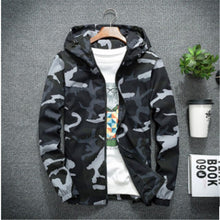 Load image into Gallery viewer, Spring Autumn Men's Hooded Jackets Camouflage Military Coats Casual Zipper Male Windbreaker Men Brand Clothing