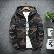 Load image into Gallery viewer, Spring Autumn Men's Hooded Jackets Camouflage Military Coats Casual Zipper Male Windbreaker Men Brand Clothing